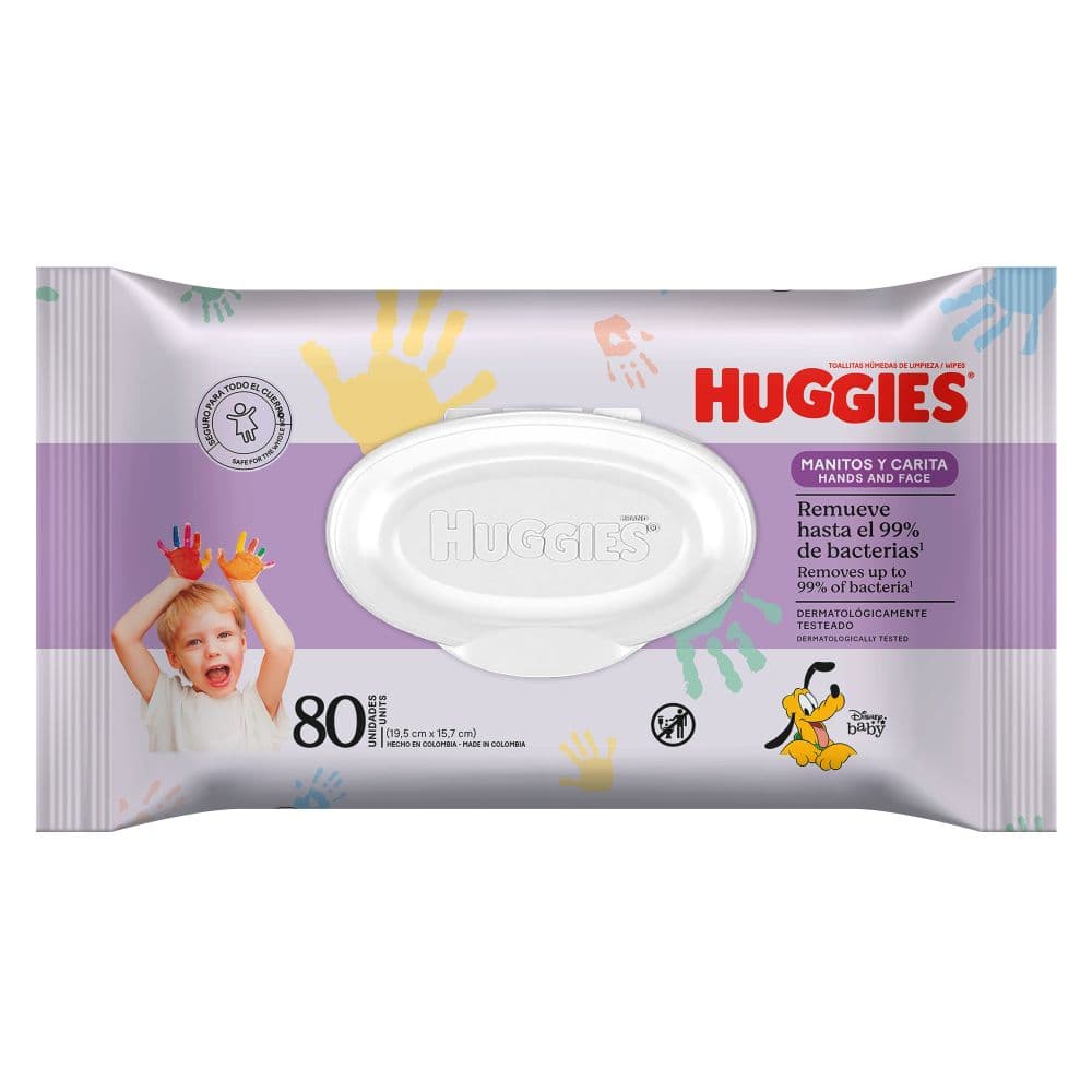 Pañitos húmedos Huggies — Huggies, Paquete x 80 unidades