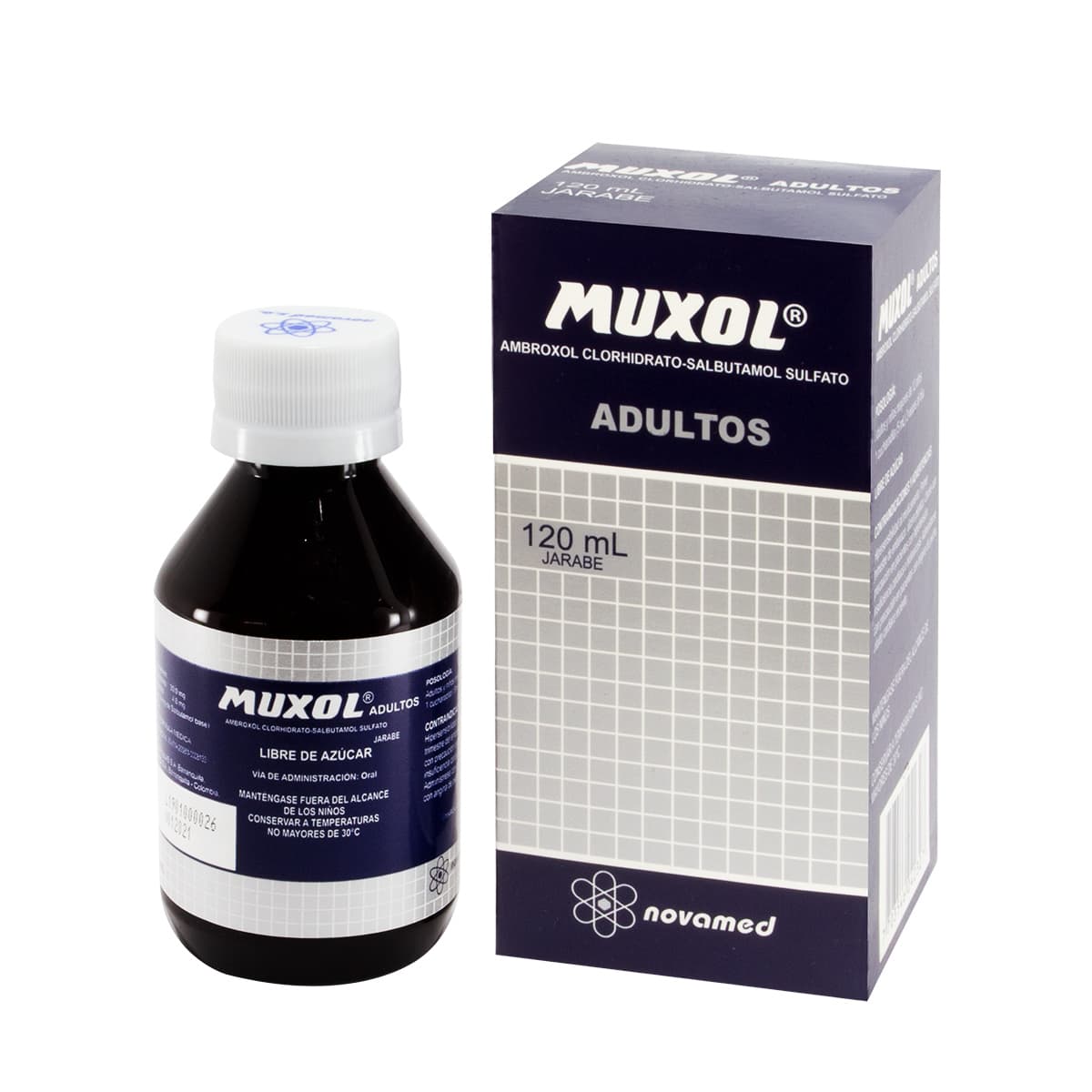 Ambroxol Jarabe 15 mg/5 mL — Genfar, Frasco x 120 mL